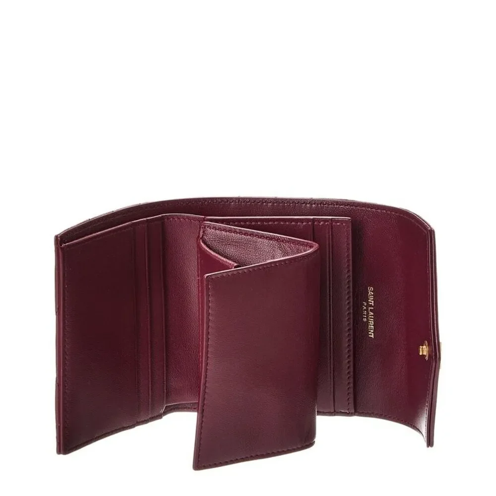 Saint Laurent Cassandre Leather French Wallet - Picture 4 of 5